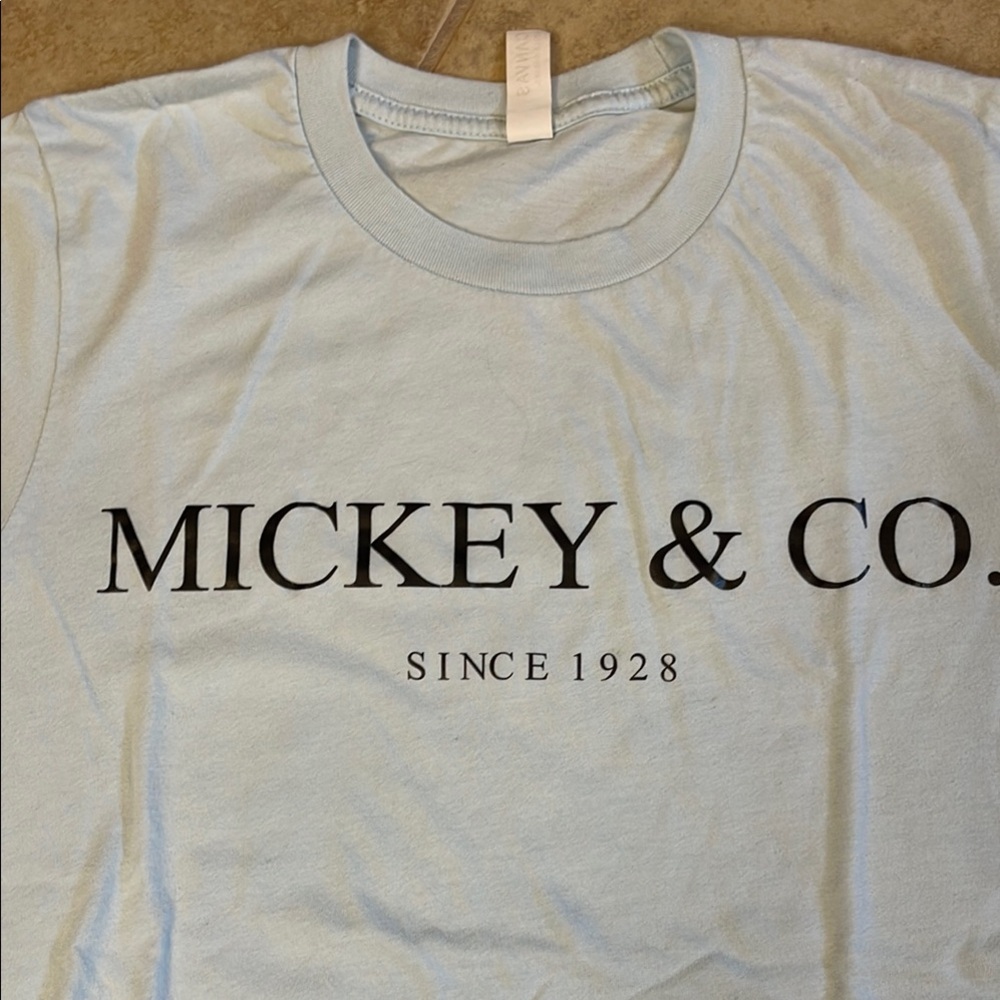 Mickey & Co. Light Blue Short Sleeve Disney Tee - Picture 7 of 7